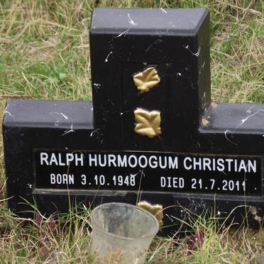 CHRISTIAN Ralph Hurmoogum 1948-2011