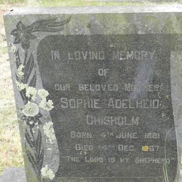 CHISHOLM Sophie Adelheid 1881-1967