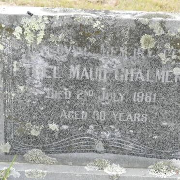 CHALMERS Ethel Maud -1981 