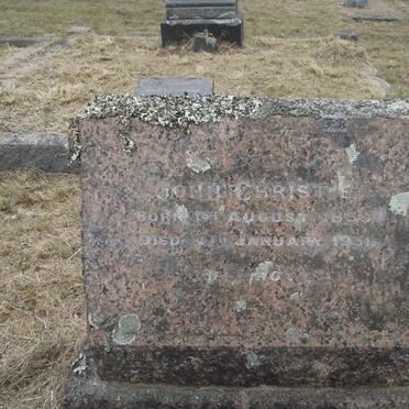 CHRISTIE John 1859-1931