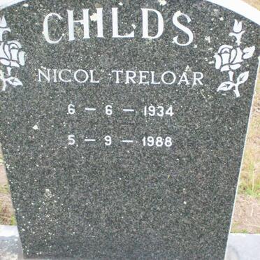 CHILDS Nicol Treloar 1934-1988