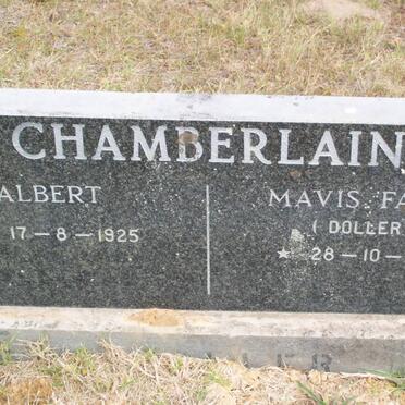 CHAMBERLAIN Albert 1925- &amp; Mavis Faith DOLLER 1928-