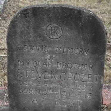 CROZET Steven 1889-1927