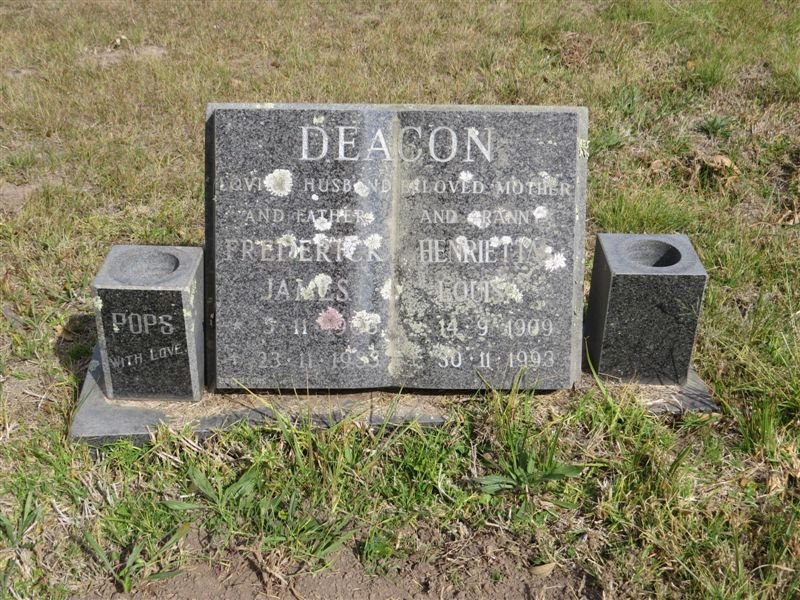 DEACON Frederick James 1906-1983 &amp; Henrietta Louisa 1909-1993