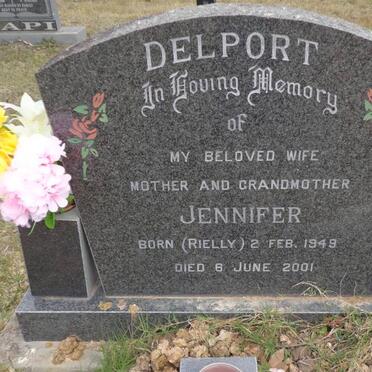 DELPORT Jennifer RIELLY 1949-2001 :: DELPORT Norman 1969-2000