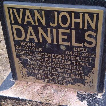 DANIELS Ivan John 1965-2013