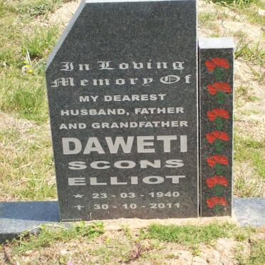 DAWETI Scons Elliot 1940-2011