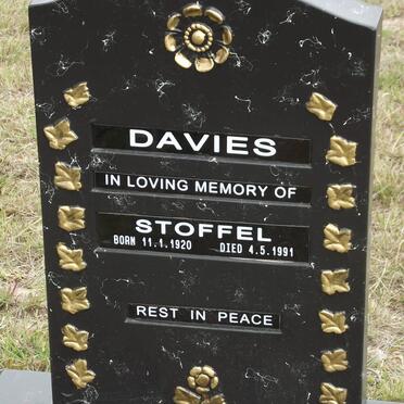 DAVIES Stoffel 1920-1991