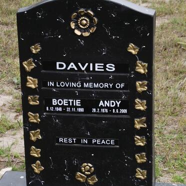 DAVIES Boetie 1948-1990 :: DAVIES Andy 1976-2009