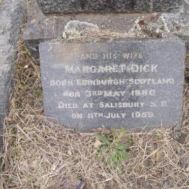 DICK Margaret 1880-1959