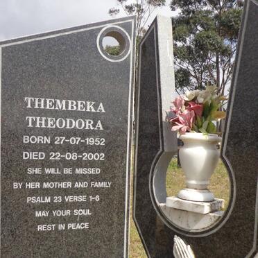 DLEPU Thembeka Theodora 1952-2002