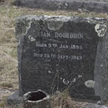 DOORDUIN Jan 1893-1943