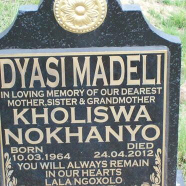 DYASIMADELI Kholiswa Nokhanyo 1964-2012