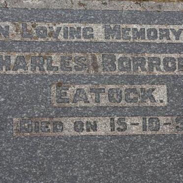 EATOCK Charles Borromeo -1931