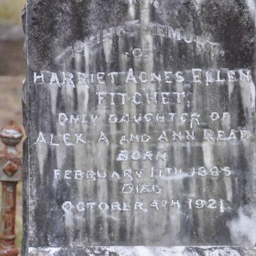 FITCHET Harriet Agnes Ellen 1895-1921