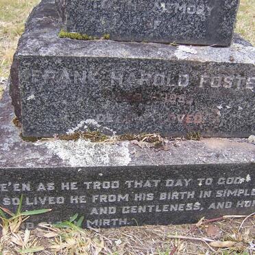 FOSTER Frank Harold -19??