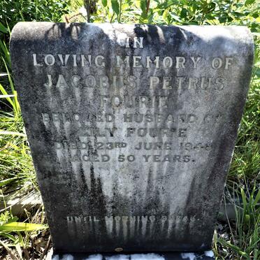 FOURIE Jacobus Petrus -1948