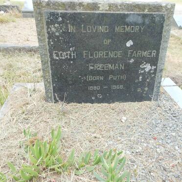 FREEMAN Edith Florence Farmer nee PUTH 1880-1968