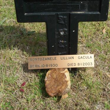 GACULA Nontozanele Lillian 1930-2003