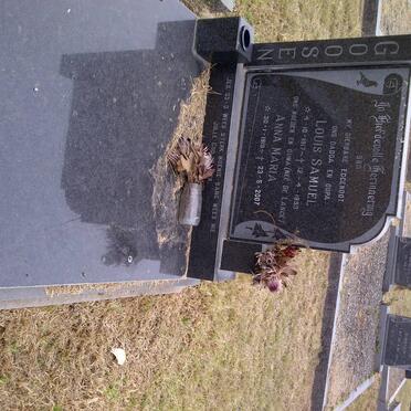 GOOSEN Louis Samuel 1917-1993 &amp; Anna Maria DE LANGE 1919-2007