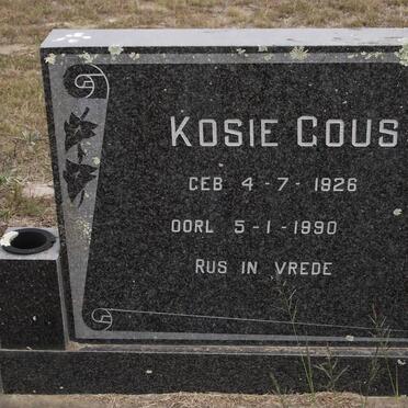 GOUS Kosie 1926-1990