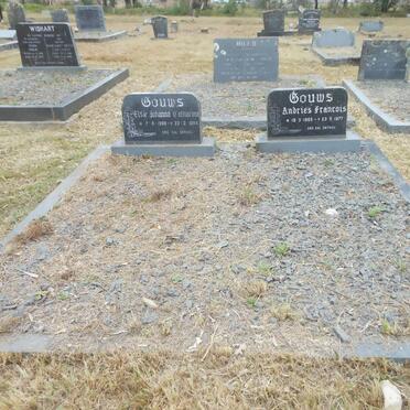 GOUWS Andries Francois 1905-1977 &amp; Elsie Johanna Catharina 1908-1994