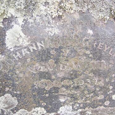 GREYLING Johanna M.J. nee van der WALT 1869-1939