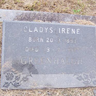 GREENHALGH Gladys Irene 1893-1977
