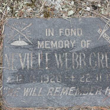 GREEN Neville Webb 1920-1989