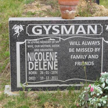 GYSMAN Nicolene Delene 1974-2011