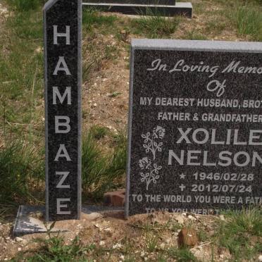 HAMBAZE Xolile Nelson 1946-2012