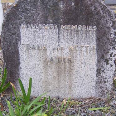 HAIDER Frank &amp; Hettie