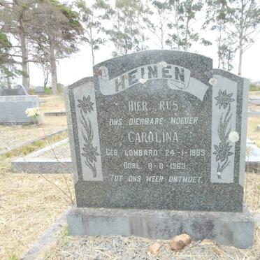 HEINEN Carolina nee LOMBARD 18?9-1963