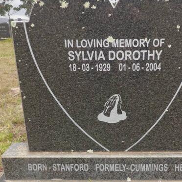 HERMAN Sylvia Dorothy formely CUMMINGS nee STANFORD 1929-2004