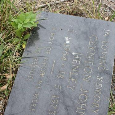 HENLEY Clynton John 1954-1973