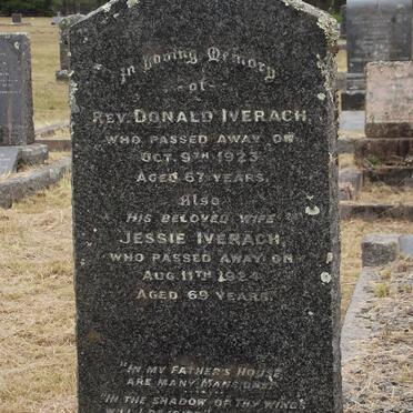 IVERACH Donald -1923 &amp; Jessie -1924