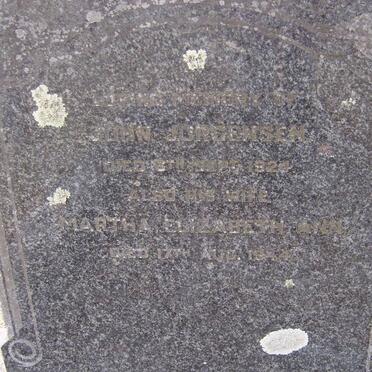 JORGENSEN John -1924 &amp; Martha Elizabeth Ann -1944