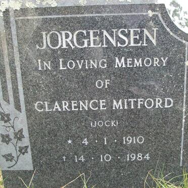JORGENSEN Clarence Mitford 1910-1984