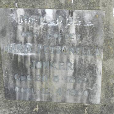 JONKER Maria Petronella 1862-1950