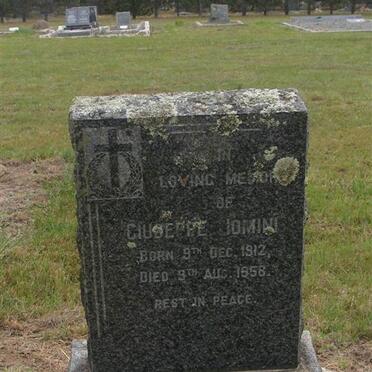 JOMINI Giuseppe 1912-1958