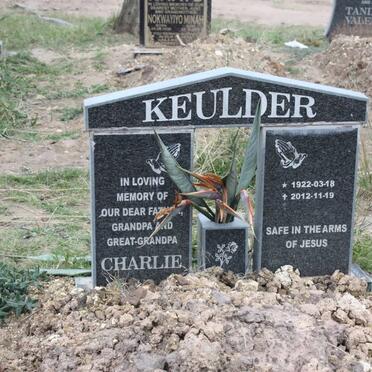 KEULDER Charlie 1922-2012