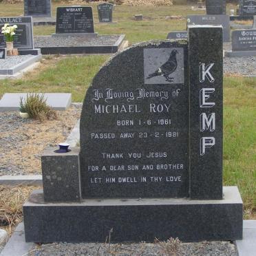 KEMP Michael Roy 1961-1981