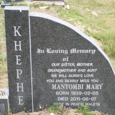 KHEPHE Montombi Mary 1939-2011