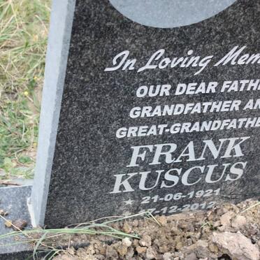 KUSCUS Frank 1921-1912