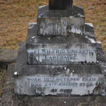 LARCOMBE Wilfred Singleton 1870-1927