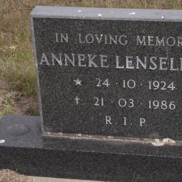 LENSELINK Anneke 1924-1986