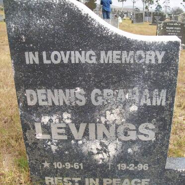 LEVINGS Dennis Graham 1961-1996