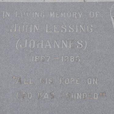 LESSING Johannes 1887-198?