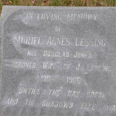 LESSING Muriel Agnes nee DOUGLAS-JONES 1904-1966