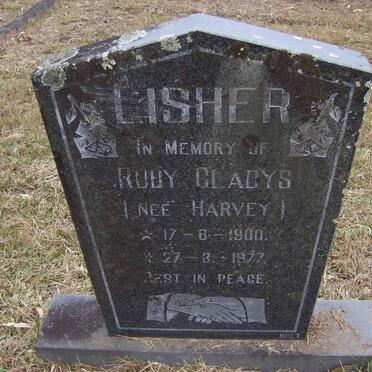 LISHER Ruby Gladys nee HARVEY 1900-1977
